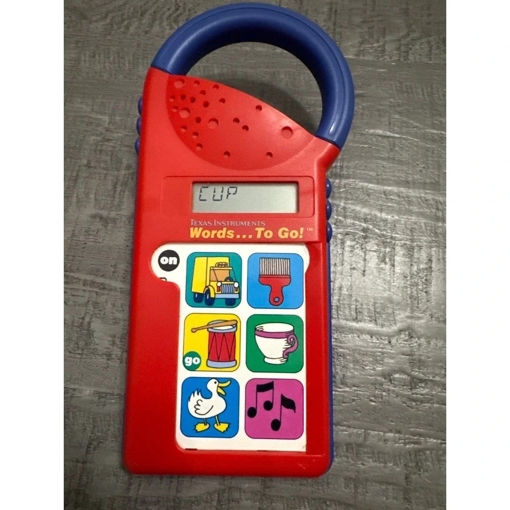 Vintage Texas Instruments Words To Go Learning‎ Toy 1990s w/ Cards Tested